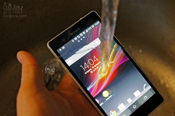 xperia z под водой
