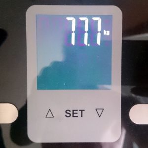 Мой минимальный вес в 2015 году - 77.7 kg Мой минимальный вес в 2015 году - 77.7 kg