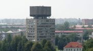 Самое заметное и самое уродливое советское здание в Нарве (воднапорная башня)