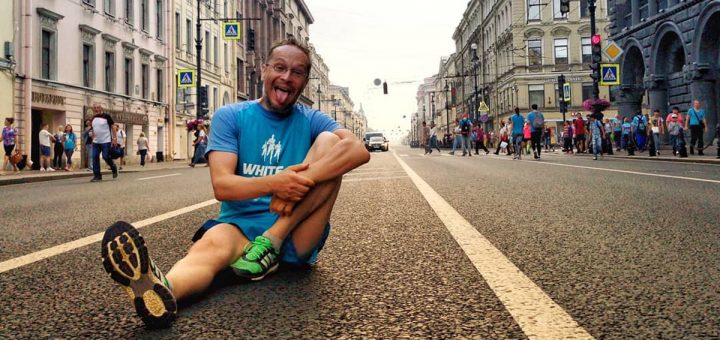 Побегал на днях 10 км в рамках марафона "Белые Ночи 2018"